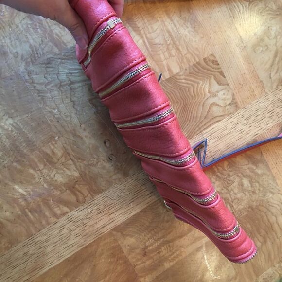 CUTEST TANGERINE Zipper Purse NWOT - Picture 7 of 8